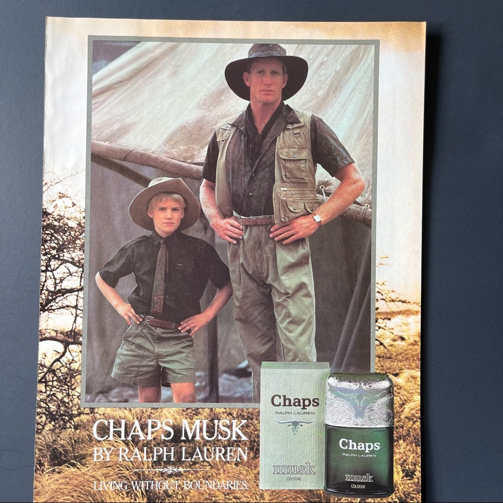 Original Vintage Print Ad 8.5x11 Ralph Lauren